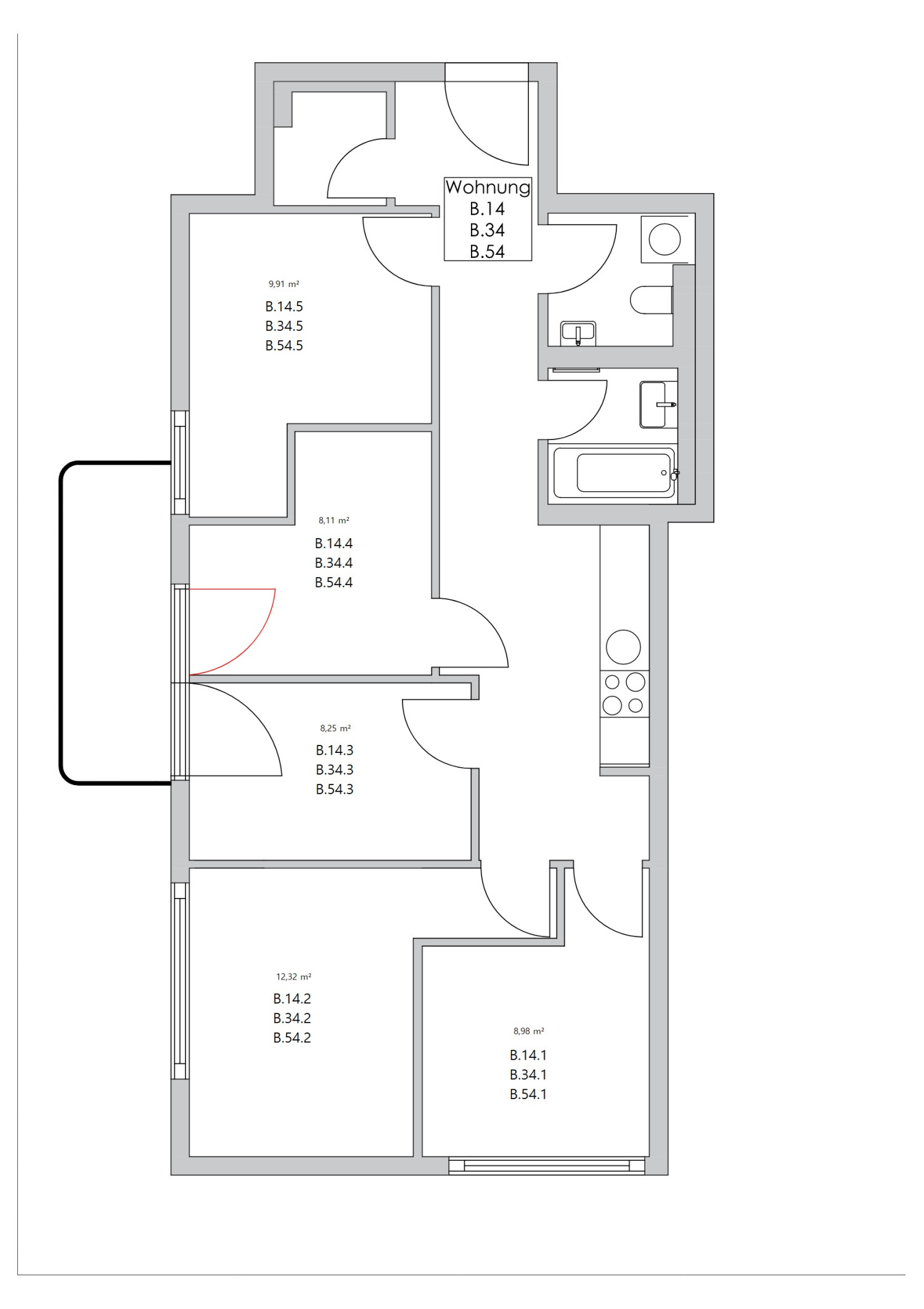 Apartment in Mitte