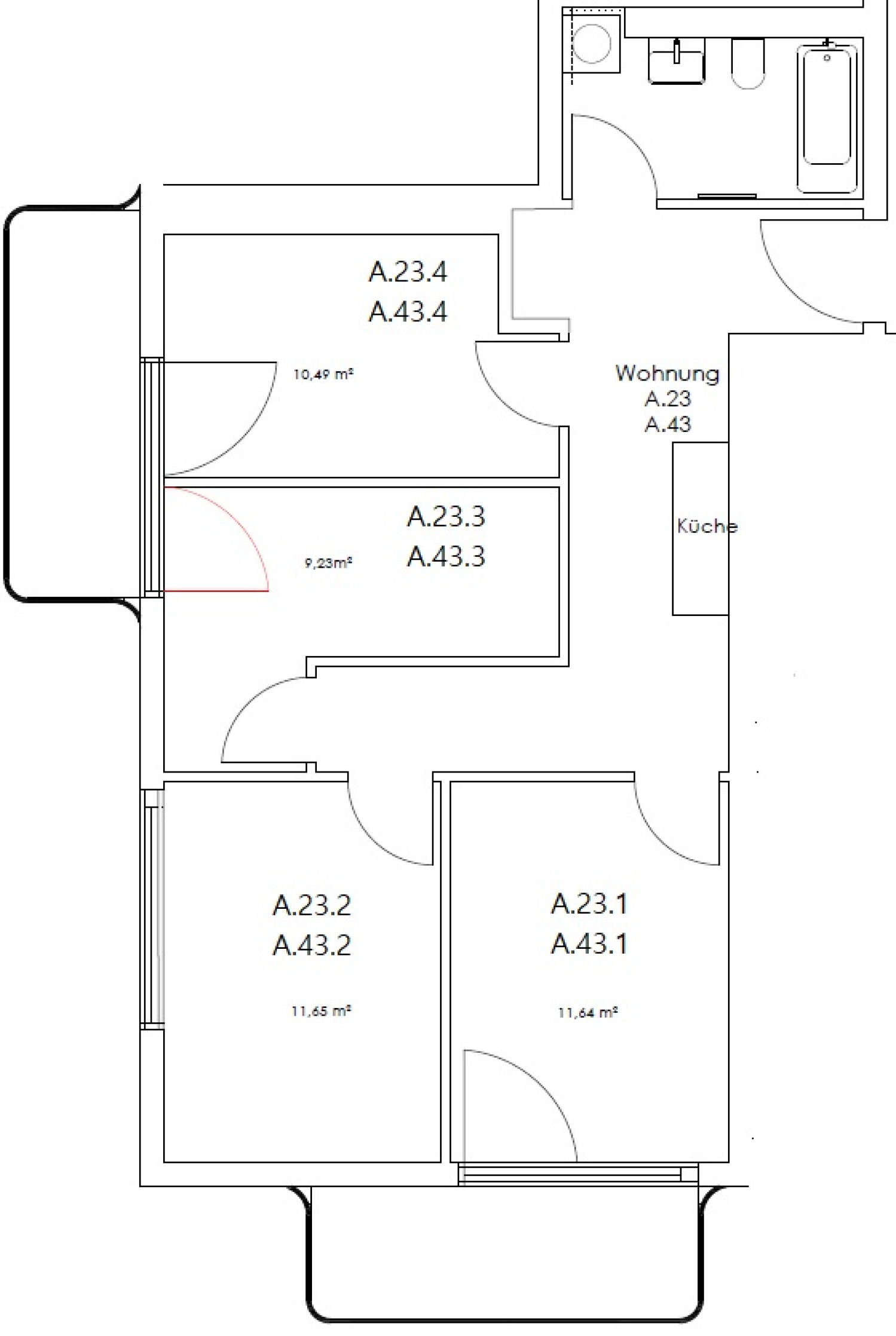Apartment in Mitte