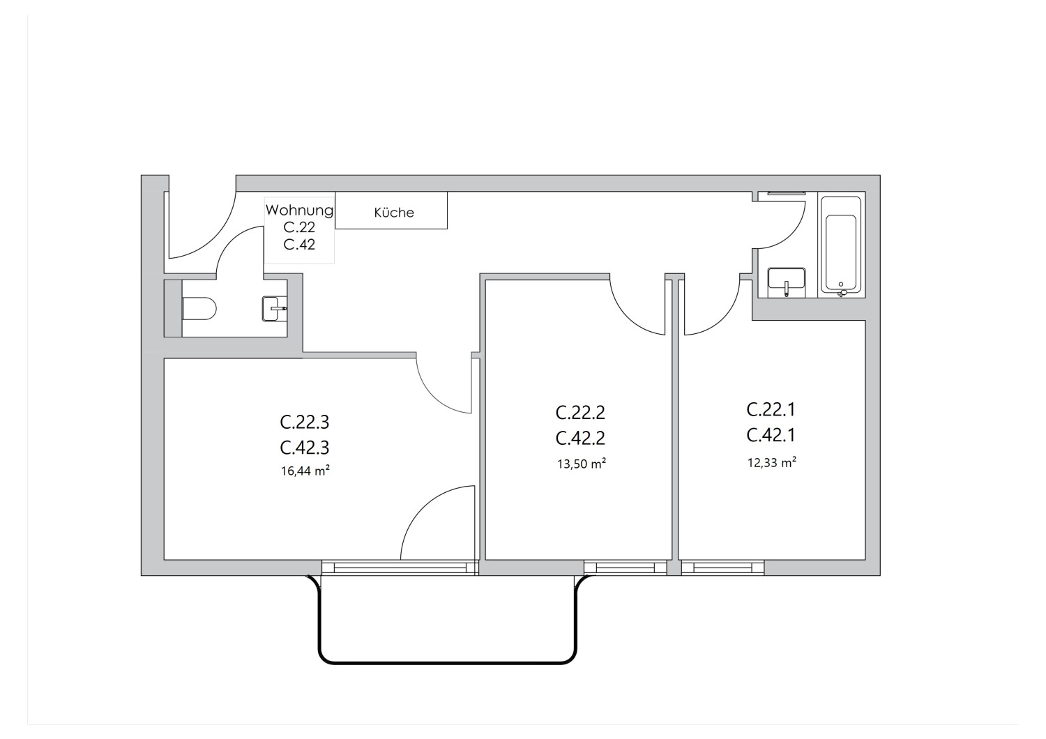 Apartment in Mitte
